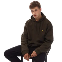Hoodies*Lyle And Scott Pullover Hoodie in olive