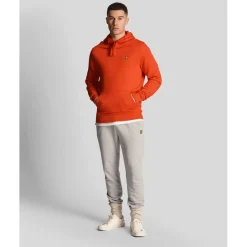 Hoodies*Lyle And Scott Pullover Hoodie in Red