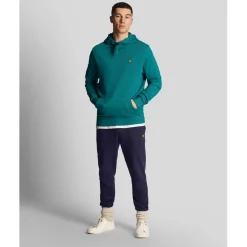 Sweatshirts|Hoodies*Lyle And Scott Pullover Hoodie in Green