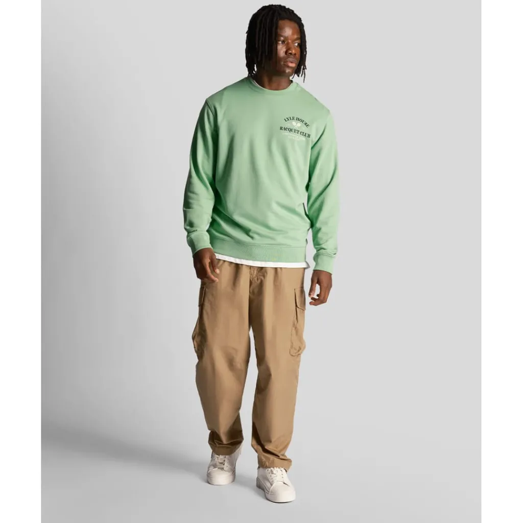 Sweatshirts*Lyle And Scott Racquet Club Graphic Sweatshirt in Green