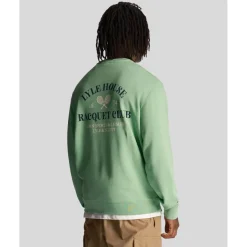 Sweatshirts*Lyle And Scott Racquet Club Graphic Sweatshirt in Green