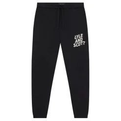 Trousers*Lyle And Scott Ripple Logo Joggers in Black