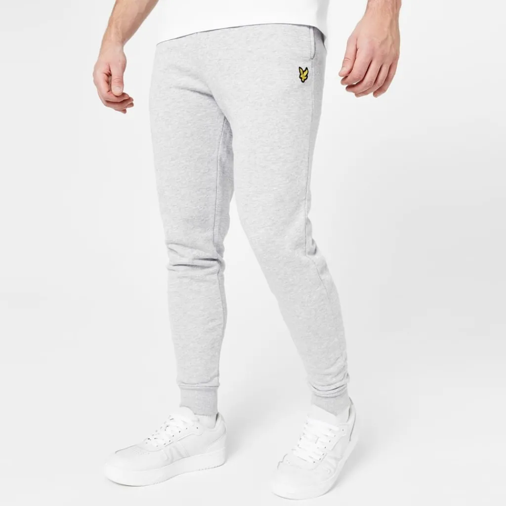 Trousers*Lyle And Scott Skinny Cuff Sweat Pants in Grey