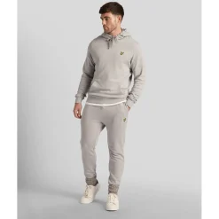 Trousers*Lyle And Scott Skinny Sweatpants in Light Grey