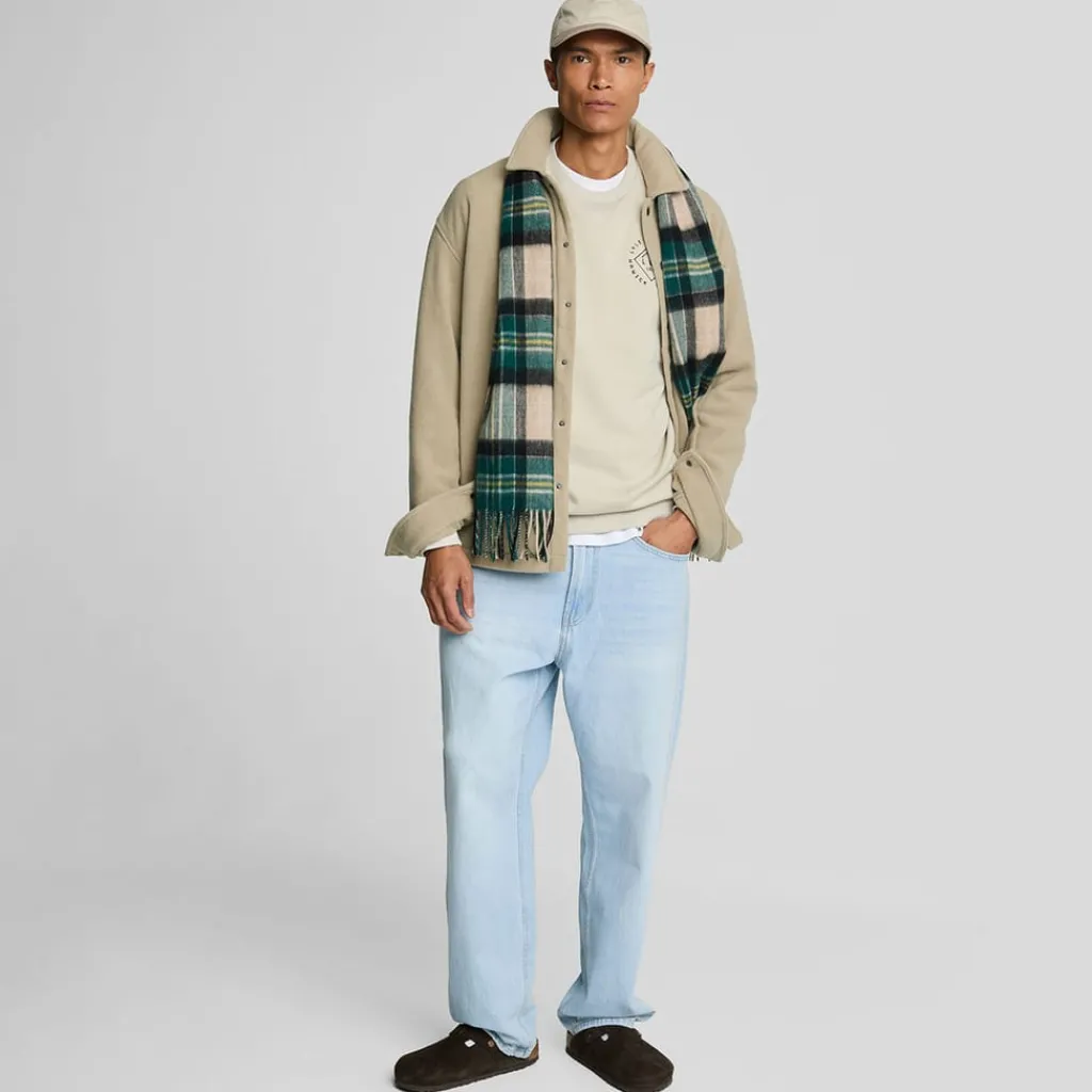 Sweatshirts*Lyle And Scott Stamp Crewneck Sweatshirt in Cream