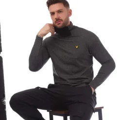 Fitness And Gym Tops*Lyle And Scott Summer Snood Midlayer in Black