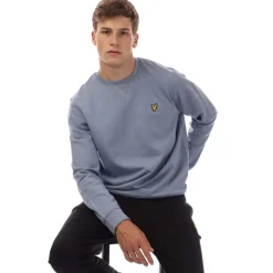 Sweatshirts*Lyle And Scott Tartan Heritage Graphic Sweatshirt in Blue