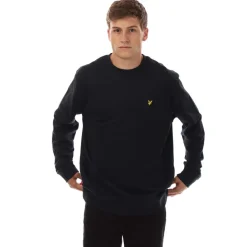 Sweatshirts*Lyle And Scott Tartan Heritage Graphic Sweatshirt in Navy