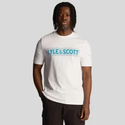 T-Shirts And Vests*Lyle And Scott Vibrations Print T-Shirt in White