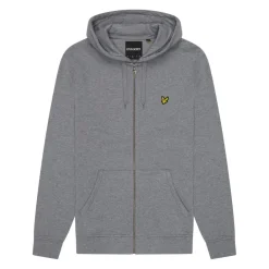 Hoodies*Lyle And Scott Zip Through Hoodie in Grey
