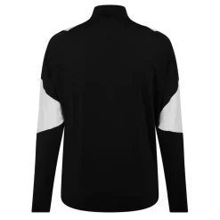 Fitness And Gym Tops*Macron Barbarians Qauter Zip Top 2024 2025 Adults in Black