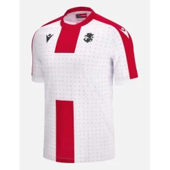 Football And Rugby Clothing*Macron Georgia Home Shirt 2023 Adults in White