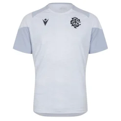 Fitness And Gym Tops*Macron Mens Barbarians Training T-Shirt 2024 2025 in White