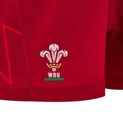 Fitness And Gymwear|Fitness And Gym Shorts*Macron Welsh Pathfinder Rugby Union Shorts 2024 Adults in Red