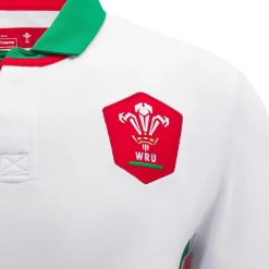 Football And Rugby Clothing*Macron Welsh Rugby Union Away Shirt 2024 Adults in White