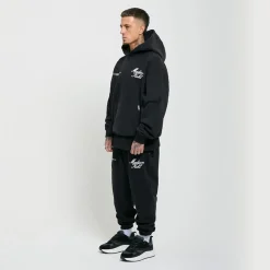 Hoodies*Madison Khol Time Fly Hoodie in Black