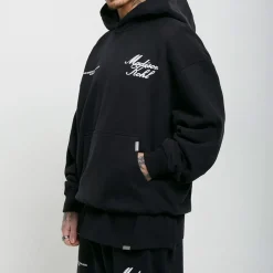 Hoodies*Madison Khol Time Fly Hoodie in Black