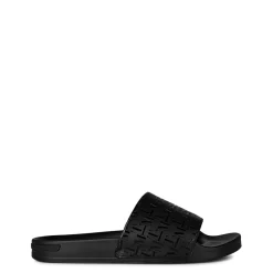 Beach Shoes*Mallet Slide Grid Pool Shoes in Blue