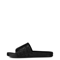 Beach Shoes*Mallet Slide Grid Pool Shoes in Blue