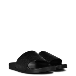 Beach Shoes*Mallet Slide Grid Pool Shoes in Blue