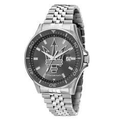 Jewellery-Watches*Maserati Sfdia Sport Collection Mens Watch in Silver