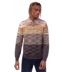 Polo Shirts|T-Shirts And Vests*Missoni Long Sleeve Polo Shirt in Multi colour