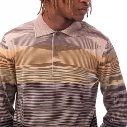 Polo Shirts|T-Shirts And Vests*Missoni Long Sleeve Polo Shirt in Multi colour