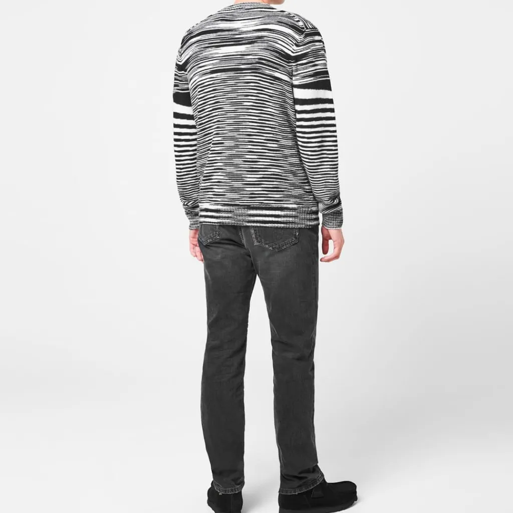 Knitwear*Missoni Striped Cardigan in Black