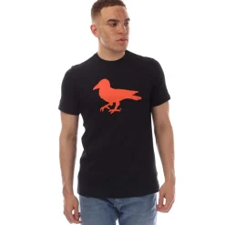 T-Shirts And Vests*Modern Amusement Cali Crown Print T-Shirt in Black