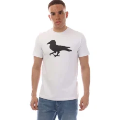 T-Shirts And Vests*Modern Amusement Cali Crown Print T-Shirt in White