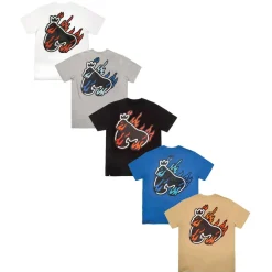 T-Shirts And Vests*Money 5 Pack Flame Sig Tees in Multi