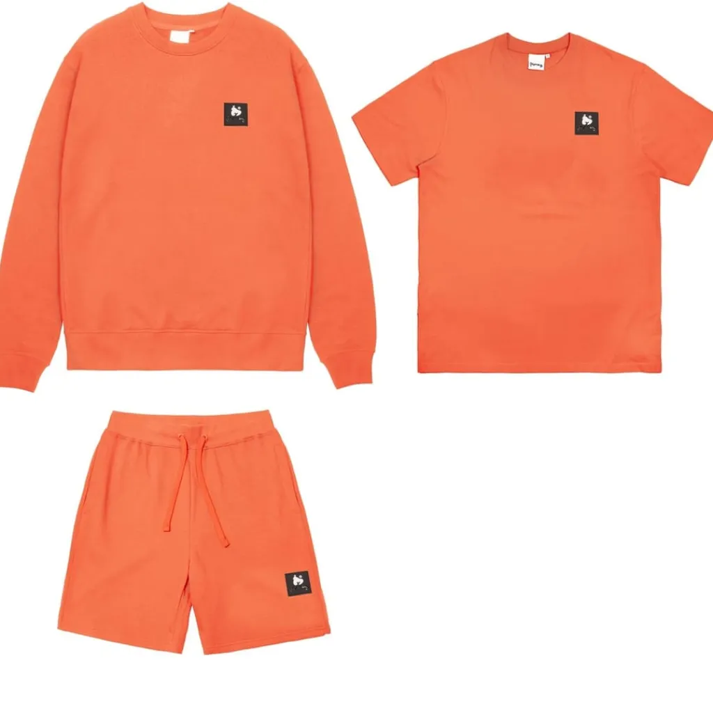 Tracksuits*Money Combo Patch Crew 3 Pack Tracksuit in Orange