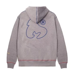 Hoodies*Money Contrast Stitch Hood in Grey