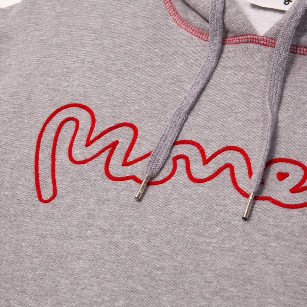 Hoodies*Money Contrast Stitch Hood in Grey