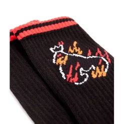 Underwear And Socks*Money Flaming Ape Sport Sock 3pk in Black