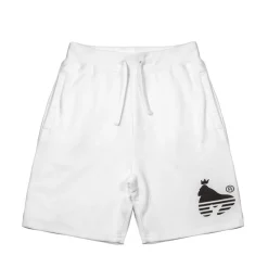 Shorts*Money Sport Ape Sig Shorts in White