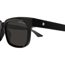 Sunglasses*Montblanc Rectangle Sunglasses in Black