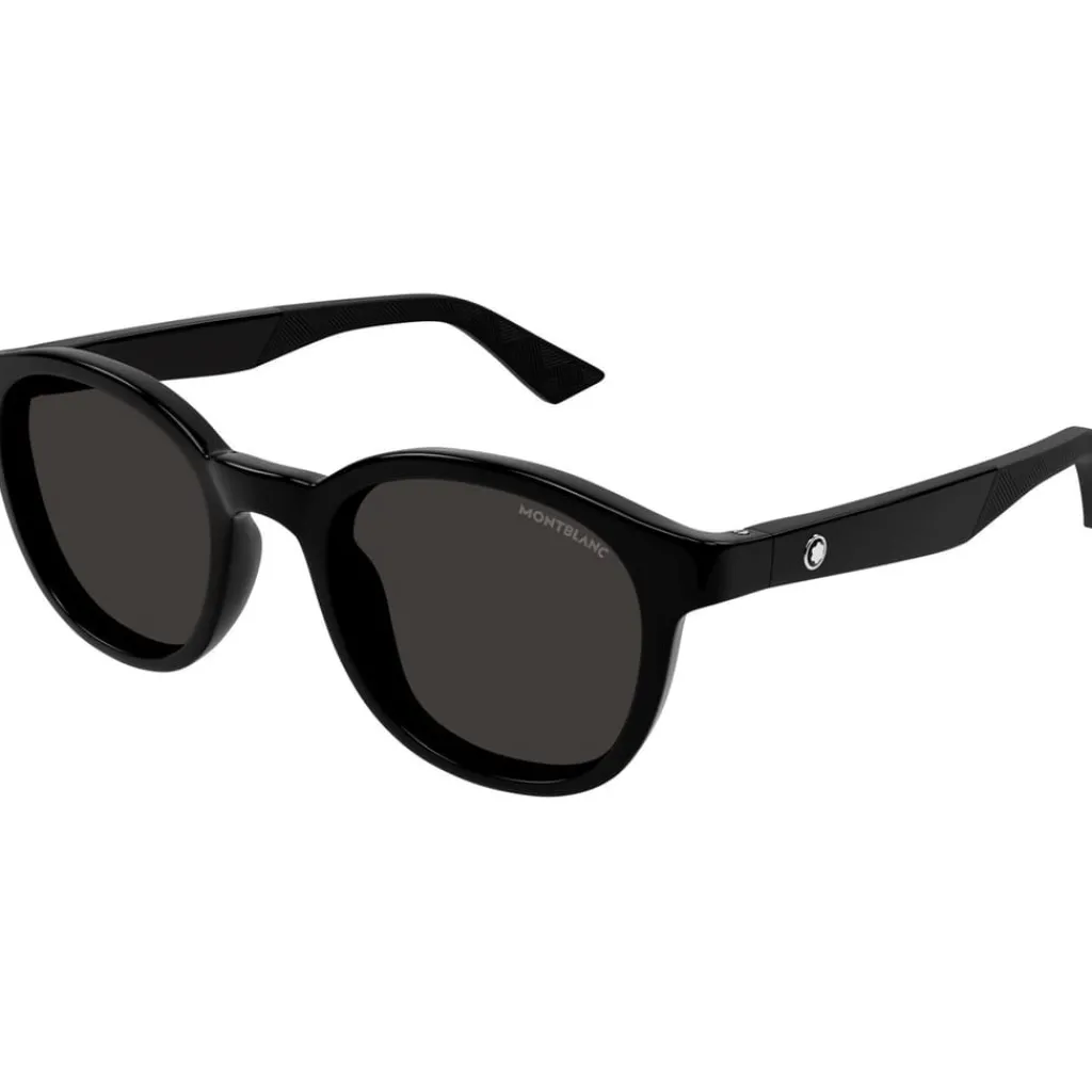 Sunglasses*Montblanc Round Sunglasses in Black