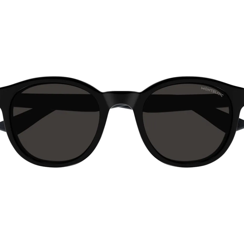 Sunglasses*Montblanc Round Sunglasses in Black