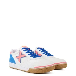 Football Boots*Munich G3 Low Top Indoor Sneakers in White