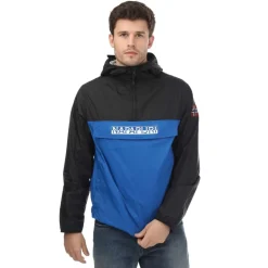 Coats And Jackets*Napapijri Mens Coubertin Logo Jacket in blue navy