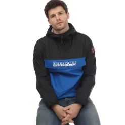 Coats And Jackets*Napapijri Mens Coubertin Logo Jacket in blue navy