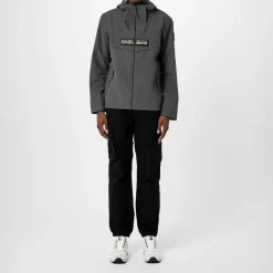 Coats And Jackets*Napapijri Open S Black 041 in Grey