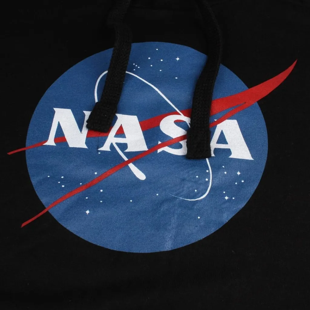 Sweatshirts*NASA Circle Hoody in Black