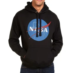Sweatshirts*NASA Circle Hoody in Black
