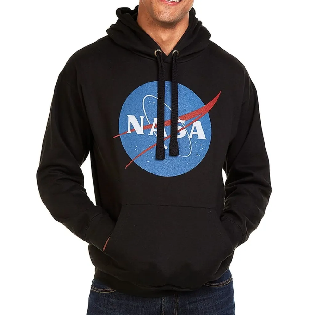 Sweatshirts*NASA Circle Hoody in Black