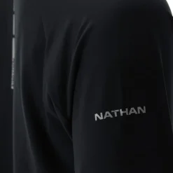Fitness And Gymwear|Fitness And Gym Tops*Nathan Tempo Quarter Zip in Black