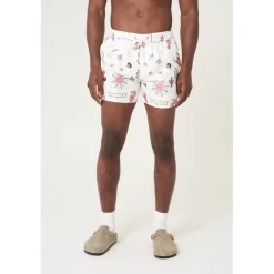 Shorts*Native Youth Prnt Swim Shorts in Yellow