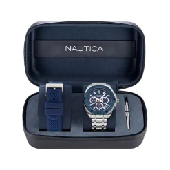 Jewellery-Watches*Nautica Dial Brclt in Silver