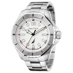 Jewellery-Watches*Nautica Dial Brclt in Silver